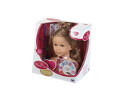 Jucarie bust papusa Klein Princess Coralie cu accesorii pentru coafat si machiaj, mare